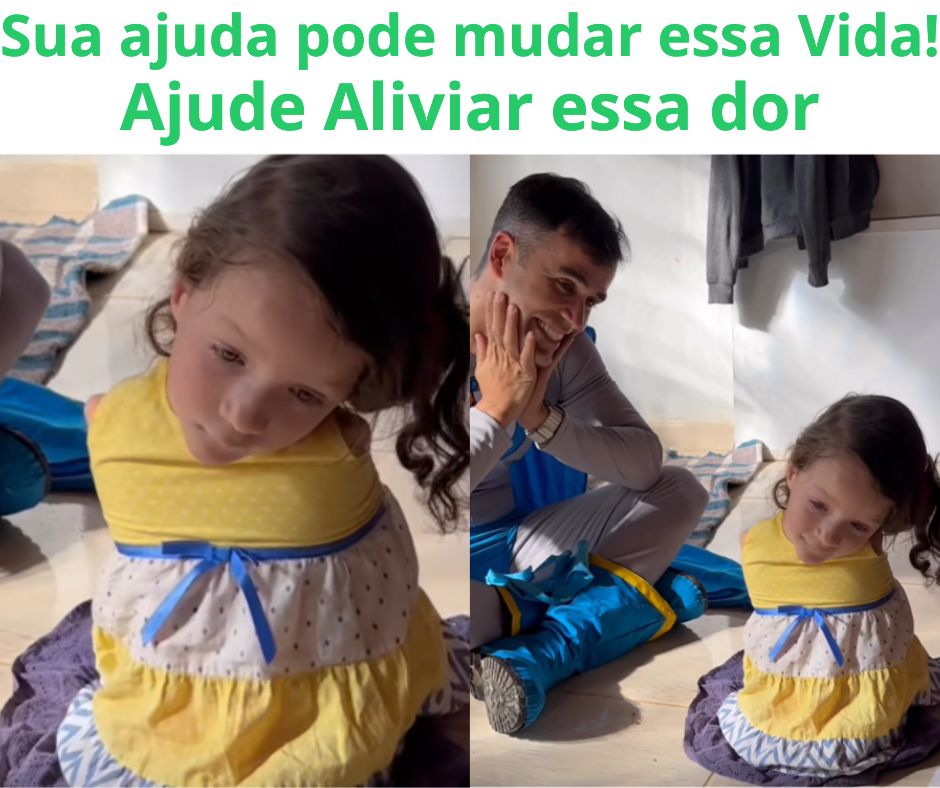 Kerllen - 6 anos sem pernas, precisa de fraldas e cadeira de rodas